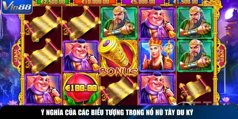 Ý nghĩa của các biểu tượng trong Nổ hũ Tây Du Ký